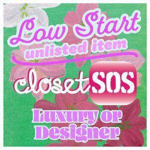 Low Start Luxury or Designer item during Live Show!